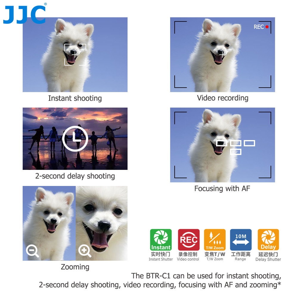 JJC BR-E1 Bluetoothリモコン Canon  - Canon Camera Eos M50 Mark Ii のレビューと価格